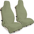 Waterproof Seat Cover Towel, 2PCS Premium Sweat Carseat Protector, Perfect for Universal Anti-Slip Car Truck SUV Seat, Great for Surfing Yoga Gym Workout, Green
