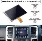 8.4 Inch Uconnect 4C UAQ LCD Monitor Touch-Screen Replacement Radio Navigation New OEM Compatible with 2017-2022 Dodge RAM Jeep Chrysler Replace #LA084X01(SL)(02)