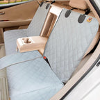 Dog Car Seat Cover for Back Seat, Waterproof Bench Backseat Protector, Nonslip Rear Seat Cover for Kids & Pets, Compatible with Middle Armrests, Fits Most Cars & Midsize SUVs