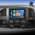 5GWifi Car Radio for GMC Sierra Chevy Silverado 1500/2500/3500 2007-2013, Acadia 2007-2012, Tahoe Yukon 2007-2014, Savana Equinox 7inch Stereo Touch Screen Carplay Android Auto GPS Camera