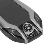 Key Cover LCD Universal Smart Fob,Keyless Entry and Remote Control Universal TK800+ LCD Touch Sn Smart Key Remote Keyless Entry for All Start Stop Engine Button Red(Silver)