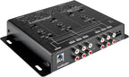 3-Way Active Crossover with Bandpass Filter (XV-3-V15BP), Multiplier Switch, Compact, Power LED Indicator, Subwoofer Bass Boost, Custom Installation, Remote Bass Knob