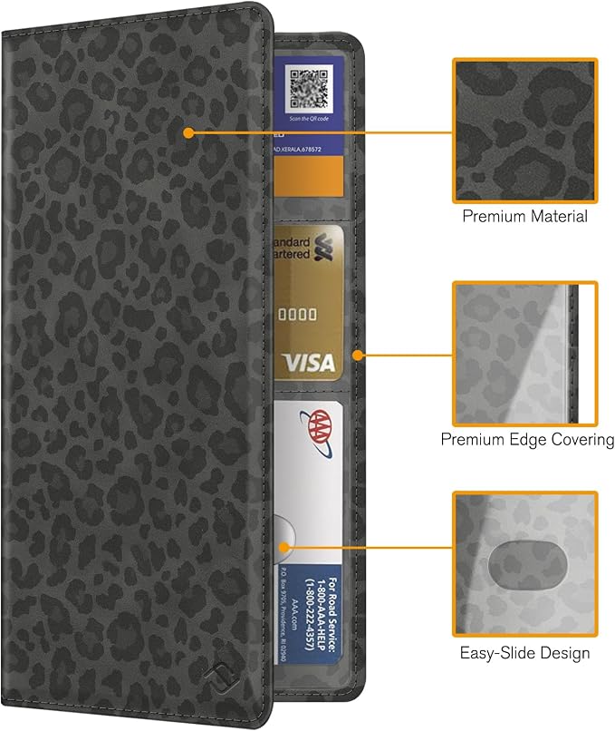 Car Registration and Insurance Card Holder, Vehicle Glove Box Card Organizer Wallet Automobile Accessories for License