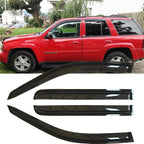 4pcs Original Shatterproof Rainproof Side Window Wind Deflectors for Trailblazer 02-09,Outside Mount Rain Guard Set,Nice Looking Window Visors for Car,Vent Deflector for 2002-2009 Envoy 94733