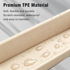 2PCS Car Seat Gap Filler, Automotive Seat Organizer Fill The Gap Between Seat and Console, Universal Car Storage Box Inserts Fill The Gap Between Seat &Console for Coins Wallets Keys (Beige)
