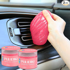 Car Cleaning Gel Car Cleaning Putty Car Putty Auto Detailing Tools Car Slime Cleaner Dust Cleaning Gel for Car Interior Cleaner Car Cleaning Supplies Car Accessories Pink (2Pack)