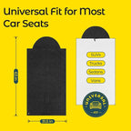 Car Seat Towel Cover - Sweat Absorbing Microfiber Towel for Car Seat After Gym, Workout & Beach - Washable Seat Protector, Universal Fit for Cars, Trucks, SUVs - Geometric
