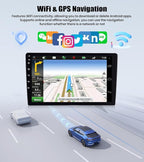 8 Core 6G+128G Android Car Stereo Radio for Hyundai Elantra 2011 2012 2013 with 360° Panoramic View 9 Inch Touch Screen Wireless CarPlay Android Auto Backup Camera GPS Navigation WiFi