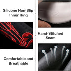 Red Embroidery Butterfly Car Steering Wheel Cover,14.5-15 Inch Universal Leather Covers Breathable Anti-Slip Odorless Steering Wheels Accessories for Men Women