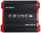GP-1500.2 1500 Watt 2 Channel Car Audio Amplifier Stereo Amp Bridgeable Bundle with Rockville RWK82 8 Gauge 4 Chan Car Amp Wiring Installation Wire Kit (2) RCA's