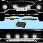 New Features Forward and Reverse Parking sensors, Option to Measure Distance in inches, bidirectional Display Option, and Customizable Digital Direction 18 Color Probes to Choose from(Silver)