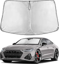 Windshield Sunshade Compatible for Audi RS 7 2014-2024 2025 2026, Sun Visor for Front Windshield & Window Sun Shade Cover, UV Heat Blocker & Protector, Car Accessories