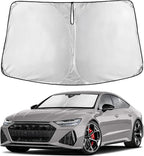 Windshield Sunshade Compatible for Audi RS 7 2014-2024 2025 2026, Sun Visor for Front Windshield & Window Sun Shade Cover, UV Heat Blocker & Protector, Car Accessories