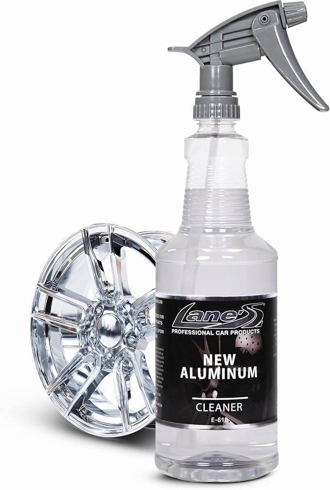LANE'S New Aluminum Car Wheel Cleaner and Brightener | 32oz (Pack of 1) | Acid Rim Cleaner, Shines & Eliminates Hard Scrubbing | Brake Dust, Oxidation & Rust Remover for Cars, SUVs, Trucks, and More