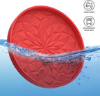 ME.FAN Car Coasters for Cup Holders [4 Pack] - 2.75In Silicone Auto Mug Mats - Universal Non-Slip Recessed Car Interior AccessoriesRed