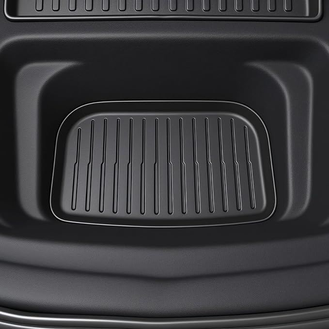 Tesla Model Y Juniper 2025 2026 Floor Mats & Cargo Liners Full Set 9 PCS Extra-Thick TPE CabinProtect™ for 5-Seater | All-Weather Pet & Child-Friendly Accessories(Not for Standard)