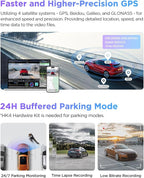 VIOFO A229 Pro 4K HDR Dash Cam, Dual STARVIS 2 IMX678 IMX675, 4K+2K Front and Rear Car Camera, 2 Channel with HDR, Voice Control, 5GHz WiFi GPS, Night Vision 2.0, 24H Parking Mode