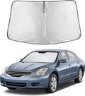 Windshield Sunshade Compatible for Nissan Altima 2007-2010 2011 2012, Sun Visor for Front Windshield & Window Sun Shade Cover, UV Heat Blocker & Protector, Car Accessories