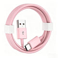 1.5FT Cute Pink iPhone 17/17E Car Carplay Cable for iPhone 17/16/15, 15/16/17 Pro Max 15 16 Plus Cord, Long USB A to USB C Cable for iPad 10th Gen iPad Pro, Air 5th 4th Mini 6th Replacement Cord
