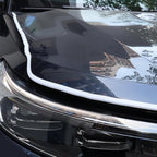 Edge Trim White U-Channel Rubber Trim Edge with Metal 1/2" X 3/8" - Fit Gap 3/64" to1/4 Car Door Edge Sealing Strip, PVC Weather Stripping with Steel, Metal Edge Protector, 50FT