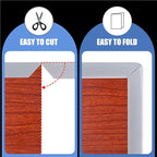Rubber Edge Trim, Flexible Edge Banding, 3/8"(10mm) U Channel Protector, Self Adhesive Edge Guards for Plywood, Glass, Flexiglass and Sheet Metal Parts, 20Ft, Grey Color