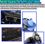 ZIMISI 10PCS Car Detailing Brush Kit, Nylon Anti-Static Car Interior Cleaning Tools, Portable Crevice Cleaning Brush Auto Dusting Tool Multipurpose for Dashboard Air Vent Computer Keyboard