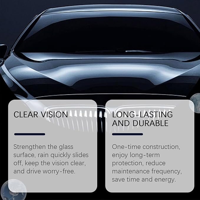 Anti-Fog & Water Repellent Spray, Anti-Fog Car Defogger Glass Cleaner Spray, Glass Coating For Windshield, Water Repellent Sprays for Windows, Windshields, Mirrors (1pcs)