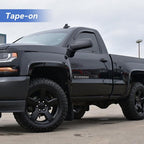Window Visors Rain Guards for 2014-2018 Chevy Silverado/GMC Sierra 1500 Regular Cab, Out-Channel Window Vent Wind Deflectors Visors Shades for 15-19 Silverado/Sierra 2500HD 3500HD, 2PCS