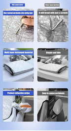 Car Sunshade, Snow Blocking, Antifreeze, Sun Protection, and Rainproof are Easy to Install to Resist Frost, Snow, Wind, and rain