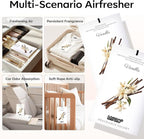 12 Packs Vanilla Scented Sachets for Drawer and Closet, Long-Lasting Closet Sachet Bags Drawer Deodorizers Fresh Scents, Home Fragrance for Lover