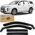 Vent Window Visors for Hyundai Palisade 2020 2021 2022 2023 2024 2025, in-Channel Rain Guards, Original Window Deflectors-4PCS