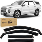 Vent Window Visors for Hyundai Palisade 2020 2021 2022 2023 2024 2025, in-Channel Rain Guards, Original Window Deflectors-4PCS