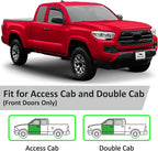 Voron Glass in-Channel Extra Durable Rain Guards for Toyota Tacoma 2016-2023 Access Cab, Window Deflectors, Vent Window Visors, 2 Pieces - 200838