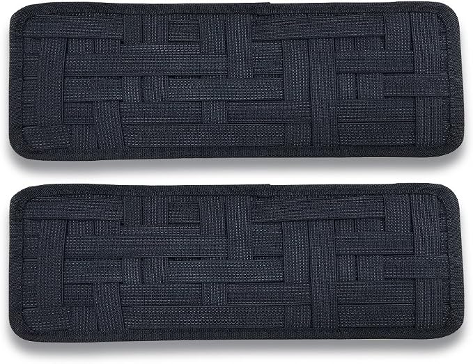 2 Packs Car Sun Visor Organizer, Car Visor Storage Anti-Slip Elastic Woven Board for Sunglass Holder Parking Fuel Card Digital Accessories