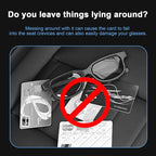 2 PCS Car Sun Visor Organizer, Auto Visor Organizer and Storage, Registration and Document Holder, Vehicle Accessories for Sunglasses Document Card Pen Driver License (Carbon Fiber Black)