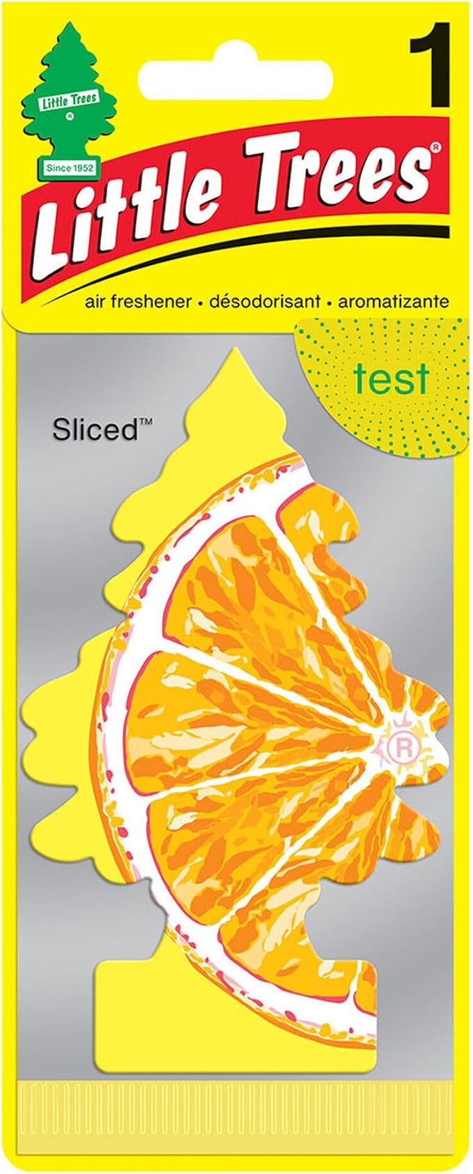 Car Air Freshener | Hanging Paper Tree for Home or Car | Sliced | 6 Pack