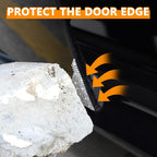 Car Door Corner Edge Guards 4pcs Bling Rhinestone Anti-Scratch Car Door Edge Protector Sticker Door Corner Bumper Sticker(White)