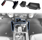 Console Organizer Tray Fits for 2014-2024 Toyota 4Runner Shifter Hanging Tray Dashboard Screen Drawer Armrest Storage Box Compatible with 4Runner Interior Accessories (Drawer+Shifter)