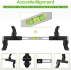 ATD-3100 Steering Wheel Level Alignment Tool - Steering Wheel Level Bar Tool - Universal Use for Passenger Cars, Vans & Trucks with Steering Wheel Internal Diameter 270mm-340mm, Spring-Loaded