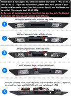 1280 * 720 Pixels Trunk Handle Vehicle Camera Rear View Camera Parking Reverse for Audi A3 8P7 A4 8E A6 4F2 4F5 A5 8T3 A8 4H E0827574C,8E0827574F 8E0827574C3FZ Waterproof Night Vision Back up