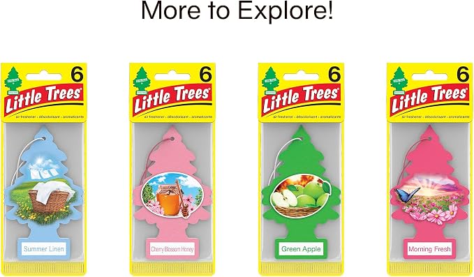 Car Air Freshener | Hanging Tree Provides Long Lasting Scent for Auto and Home | Jasmine, 24 Air Fresheners (Pack of 36)