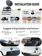 15W for MagSafe Car Mount Charger - [70 LBS Strongest Suction] Magnetic Wireless Car Charger, Suction Cup Phone Mount, Vacuum Magnetic Phone Holder Car Mount for iPhone 17 Pro Max 16 Silver