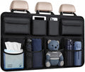 Car Trunk Organizer, Large Capacity Backseat Hanging 8 Piece Large Capacity Organizer Avoid Cluttered Stacking Car Accessories, Universal for SUV, Truck, RV