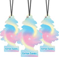 Car Air Freshener | Hanging Paper Tree for Home or Car | Cotton Candy | 3 Pack