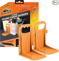 Trunk Cargo Blocks, Cargo Dividers, Trunk Dividers, Hook & Loop Trunk Organizer Blocks to Hold Cargo in Place, Cargo Containment System for Cars, Trucks, SUVs, Vans, 2 Pieces
