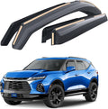 Goodyear Shatterproof in-Channel Window Deflectors for Chevrolet (Chevy) Blazer 2019-2026, Rain Guards, Window Visors for Cars, Vent Deflector, Car Accessories, 4 pcs - GY009000