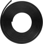 Car Door Edge Guards Chrome Black Universal U Shape Moulding Trim Strip Automotive Guard Door Protector Edge Guard Decorative for Sedans, Trucks, SUV, ATV (64FT, Black)