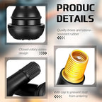 20 Pieces TR413 Valve Stems Tubeless Bulk Rubber Snap-in Valve Stems for 0.453 Inch Rim Holes, Black Standard Length Replacement Tool for Car Tubeless Replacement