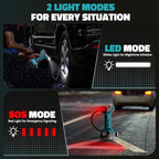 150PSI Tire Inflator Portable Air Compressor: Cordless Air Pump Compatible with Makita 18V Battery - Car Tire Pump with Digital Pressure Gauge & LED Light for Auto, Motorcycles (Tool Only)