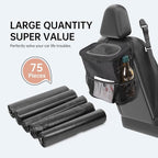 Car Trash Can Bags (5-Pack) total 75 bags- For Car